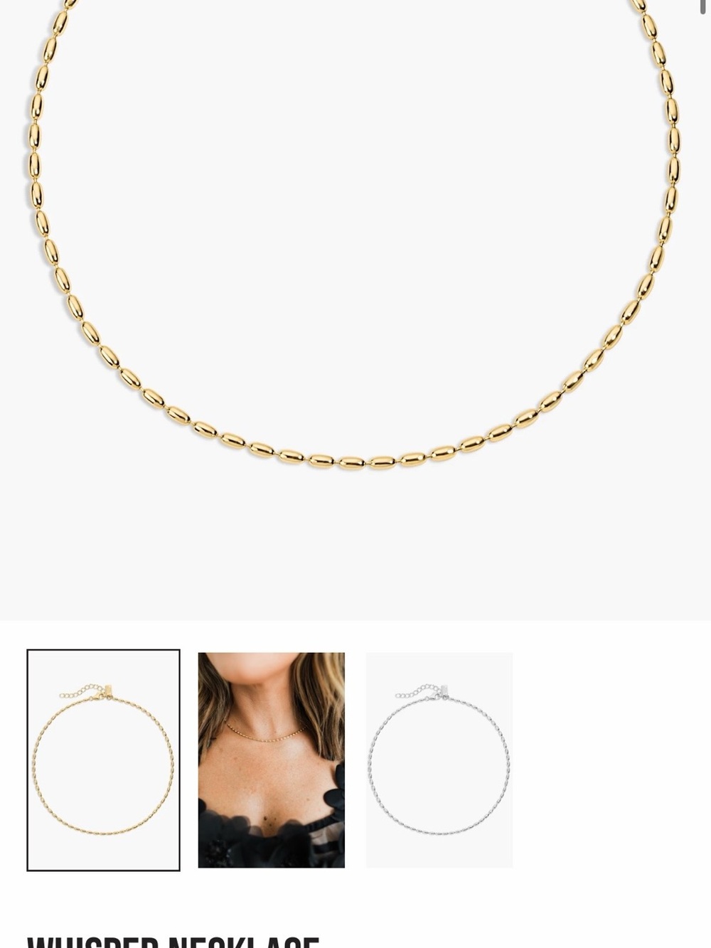 Whisper Necklace - Alexa Anglin Electric Picks Collection NWT - Picture 5 of 6